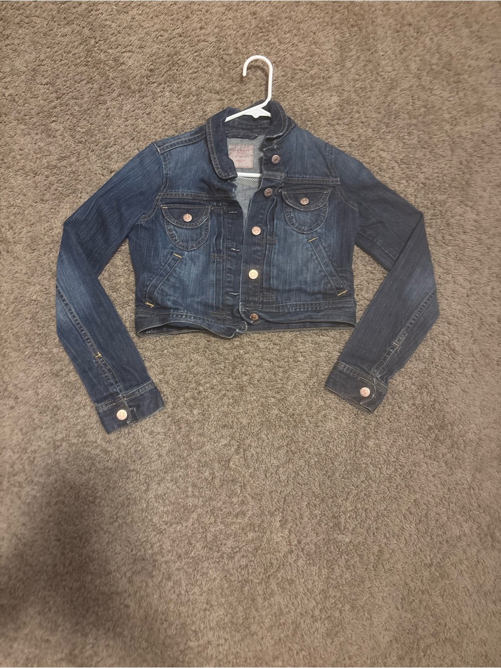 Old Navy Dark Blue Denim Jean Jacket for Kids